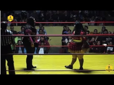 Máximo y Goya Kong vs Niño Hamburguesa y Big Mami, Arena Afición