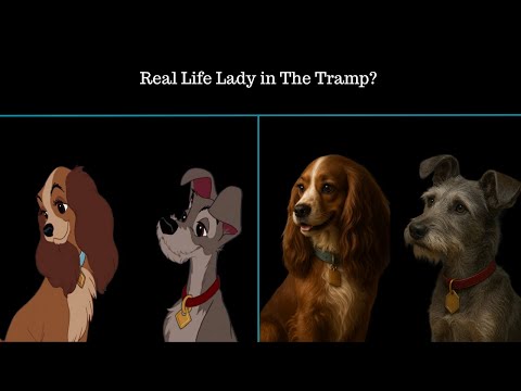 What If Lady and the Tramp Characters Were Real? | AI Realistic Transformation 🐾🍝✨