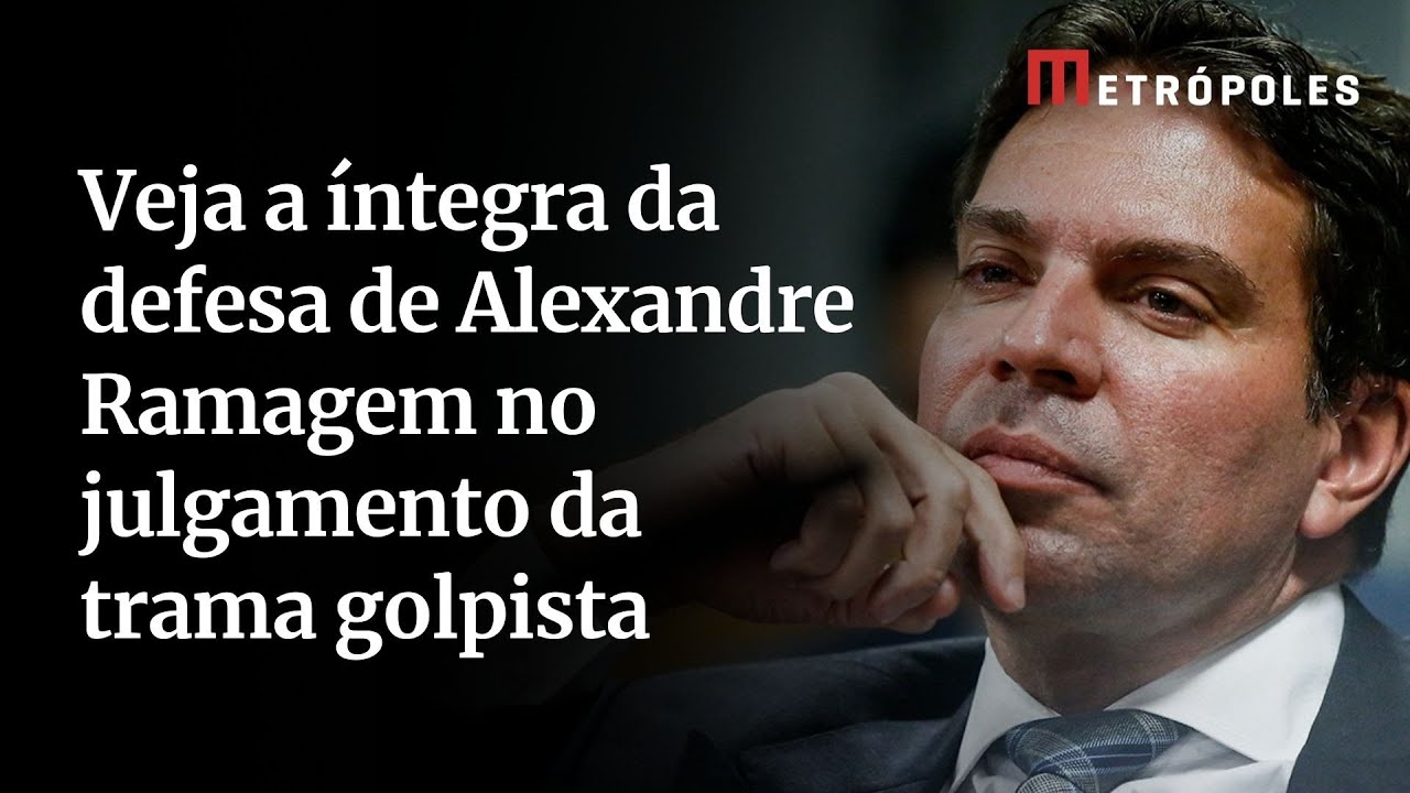 Veja a íntegra da defesa de Alexandre Ramagem no julgamento da trama golpista