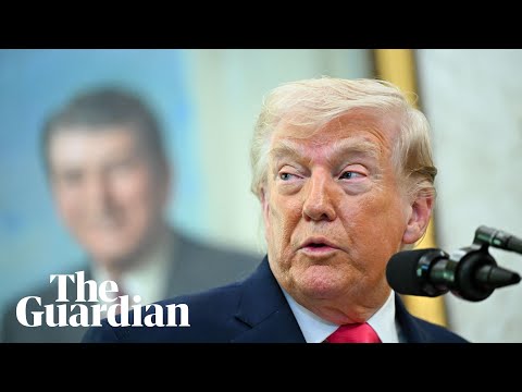 U.S. President Donald Trump participates in a Cabinet Meeting