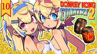 【DONKEY KONG COUNTRY 2】 nearing the end of the banana 🍌【FUWAMOCO｜スーパード