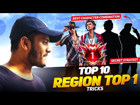 CS Peak 10x Fast Region Top 1😲How To Win Every CS RANK with random player Best Character Combination