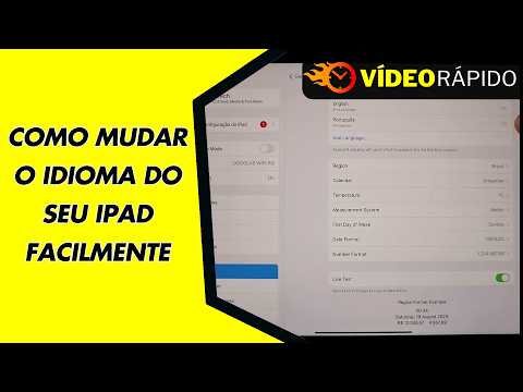 COMO MUDAR O IDIOMA DO SEU IPAD FACILMENTE