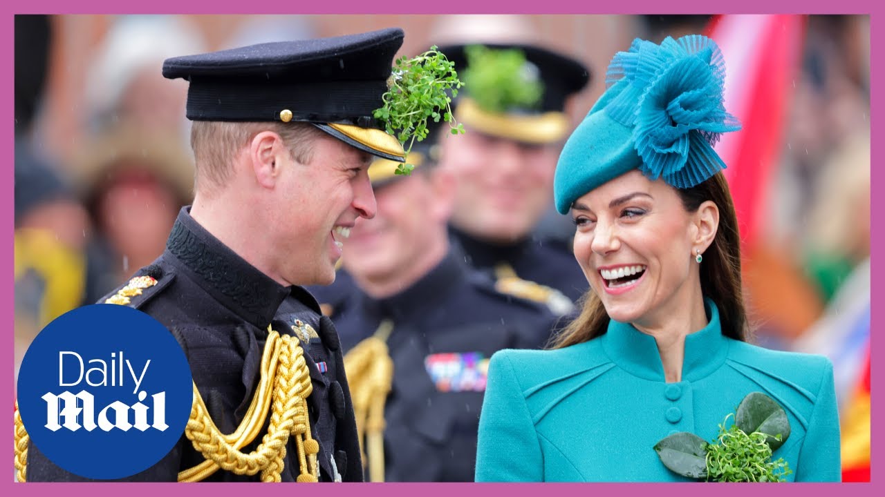 Prince William and Colonel Kate Middleton celebrate St Patrick’s Day Parade