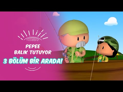 Pepee Balık Tutuyor 🐟🐠 Leliko ve Pisi İle 3 Bölüm Bir Arada | Düşyeri