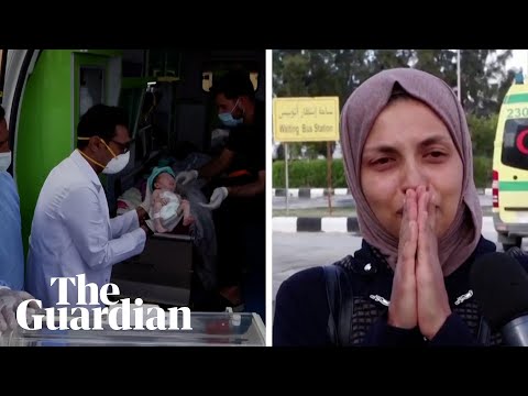 Premature babies evacuated from Gaza into Egypt