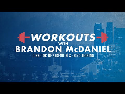 Dodgers Home Workout with Brandon McDaniel (2020) video clip