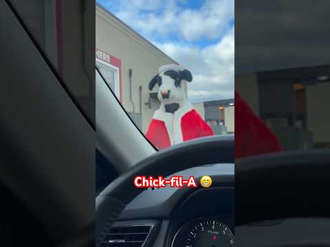 Chick-fil-A’s Drive-Thru:Forget the Menu, I’m Buying the Cow 😅 #chickfila #humor #funny #shorts