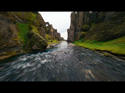 FPV Drone Flight through Beautiful Iceland Canyon - UCdTUsmg628C-9VJcfeHWtTg