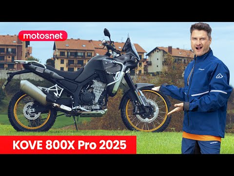 ?Kove 800x PRO 2025 / ¡Ojo! 94,5 CV y 171 Kg / Presentación / Primera prueba/ Review 4K / motos.net