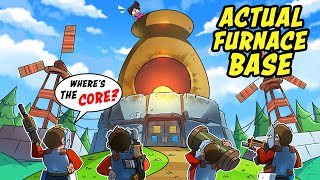 YouTube thumbnail for SebbyK's video titled 'A Base That Looked Like An ACTUAL FURNACE With A HIDDEN CORE in Rust'