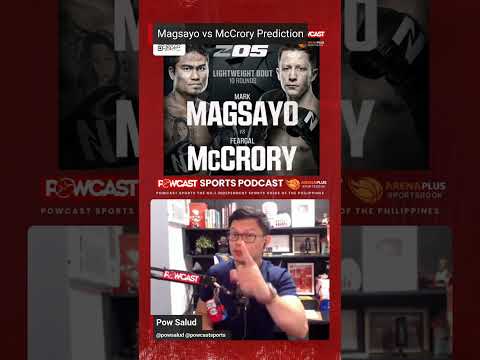 Magsayo vs McCrory Boxing Prediction #Boxing #Powcast