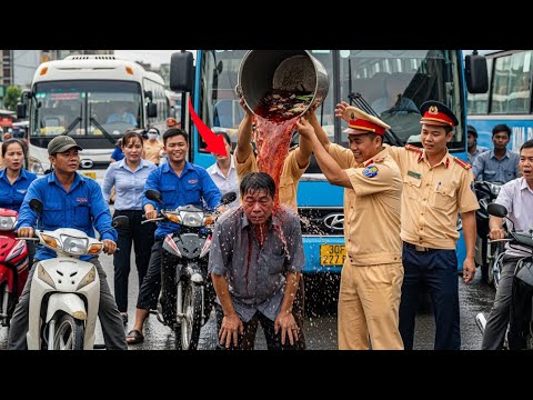 Một Cú Tát Khiến Trạm Xe Buýt Im Phăng Phắc: CSGT Lộng Quyền Nhận Cái Kết Không Ngờ Đến