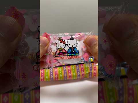 🎎Hello Kitty Sakura Mochi cherry blossom flavor Marshmallow #shorts