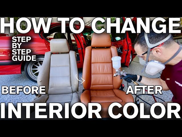 Can You Paint Leather Seats?