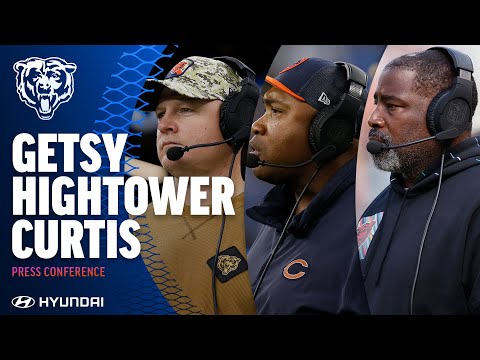 Getsy, Hightower, and Curtis media availability | Chicago Bears video clip