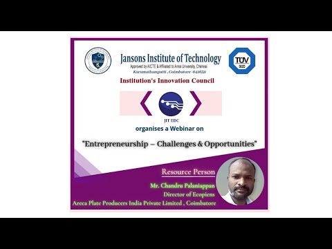 Webinar on 'Entrepreneurship - Challenges & Opportunities