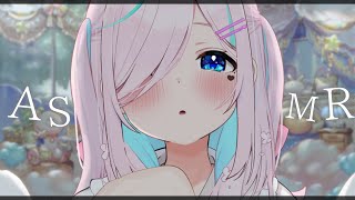【ASMR】ずっとゆっくりめのお耳タッピング⯎とんとん囁きおおめ。近めの耳ふぅ吐息。睡眠導入作業用。Tapping.Ear Blowing.