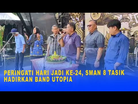 PERINGATI HARI JADI KE 24, SMAN 8 TASIK HADIRKAN BAND UTOPIA