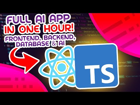 Build an Entire AI Application in ONE Hour (TypeScript/React/AI/LLMs)