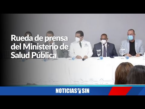 #ENVIVO Rueda de prensa de Salud Pública