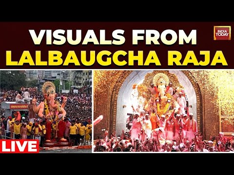 Lalbaugcha Raja Darshan LIVE: Ganesh Chaturthi Darshan in Mumbai | Lalbaugcha Raja 2025 LIVE