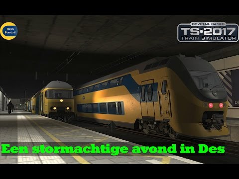 Een stormachtige avond in Des Hollands | Ns Virm | Train Simulator 2017
