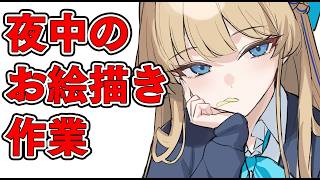 コミケ原稿を進める配信