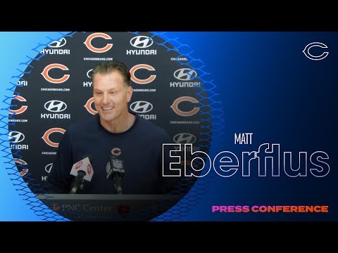 Matt Eberflus discusses first training camp practice | Chicago Bears video clip