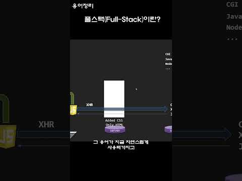 프론트엔드 07   Full Stack 이란