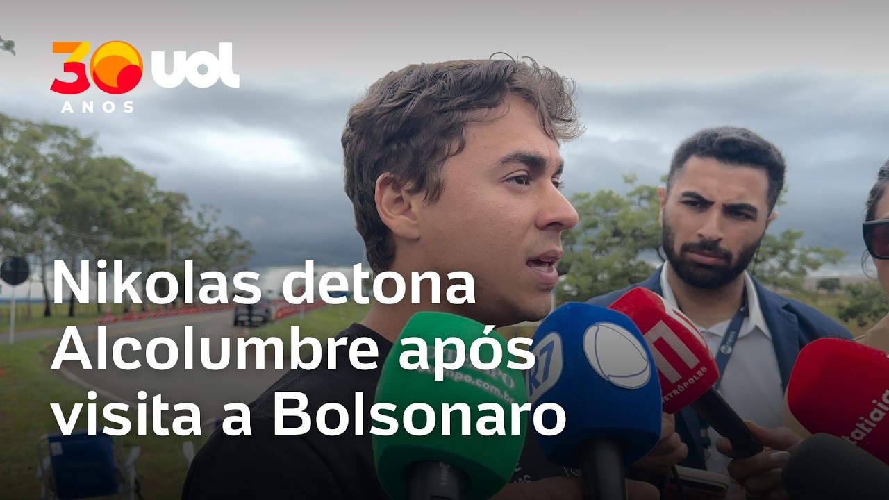 Nikolas critica Alcolumbre e diz: ‘Vou trabalhar para reduzir poderes de presidentes do Congresso’