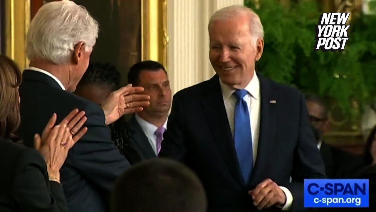 Joe Biden welcomes Bill Clinton back to ‘Congress’ – while hosting ex-pres at White House | NY Post