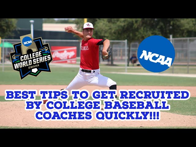 How to Get Recruited for College Baseball