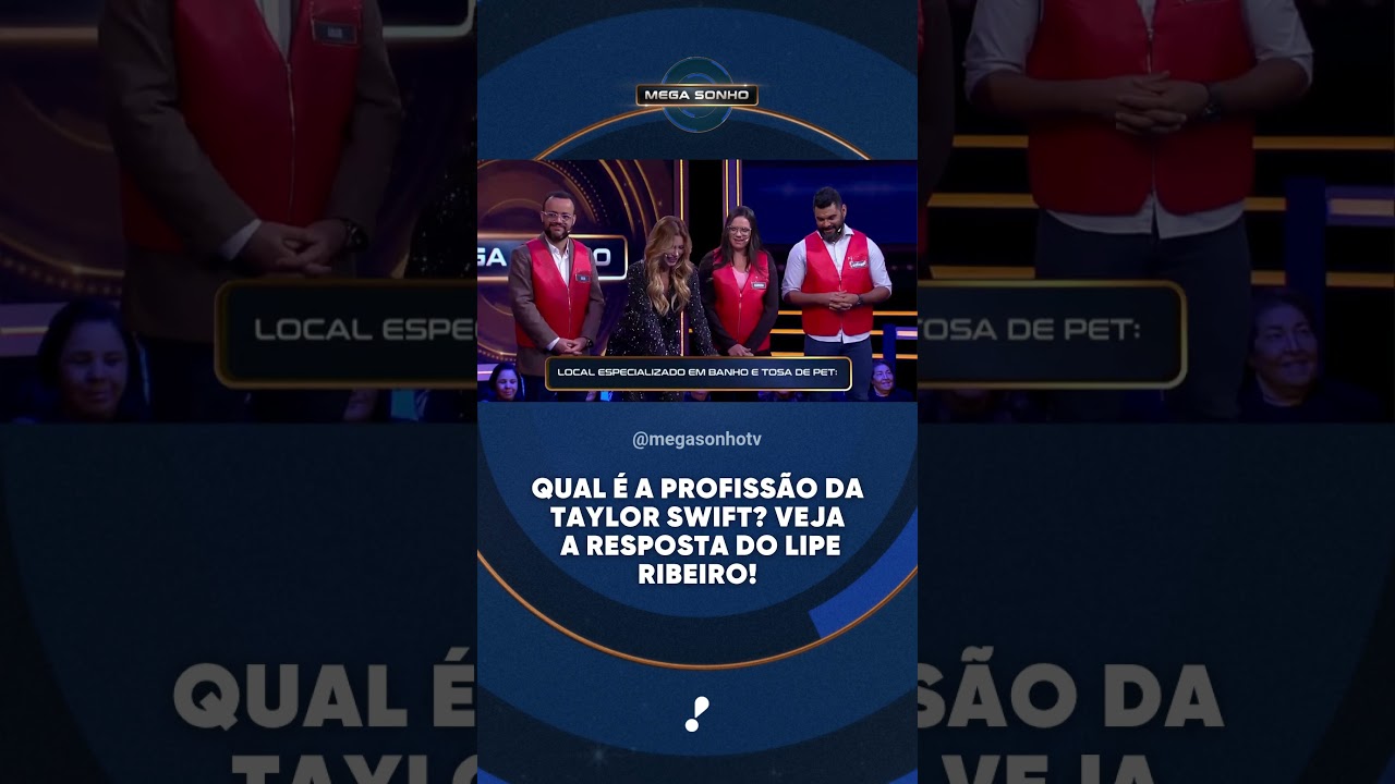 Qual é a profissão da Taylor Swift? Veja a resposta do Lipe Ribeiro!