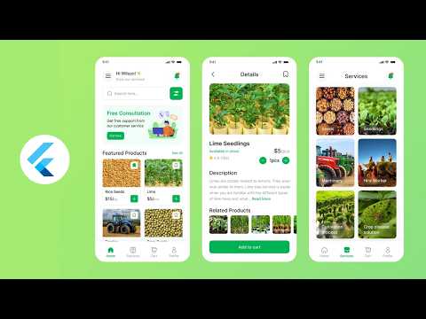 Flutter UI - Agriculture Mobile App