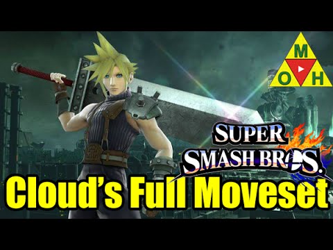 Cloud's FULL MOVESET Breakdown (All Moves, Taunts, Final Smash & More) Super Smash Bros Wii U - UCwtnZUOk44DCCFFT6QG6LdA