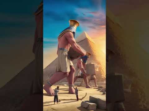 Giants Who Built the Egyptian Pyramids | Ancient Fantasy Revealed #pyramid  #youtubeshorts #shorts