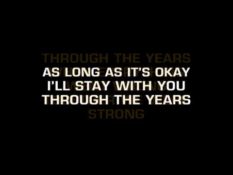 Kenny Rogers - Through The Years (Karaoke) - UCQHthJbbEt6osR39NsST13g