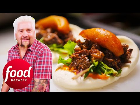 Guy Tries Cool Contemporary Korean Food In Los Angeles | Diners Drive-Ins & Dives