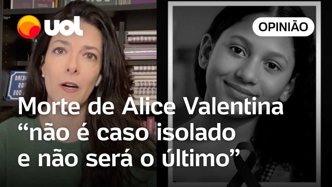 Morte de Alícia Valentina indica perigo crescente contra meninas diz Cristina Fibe
