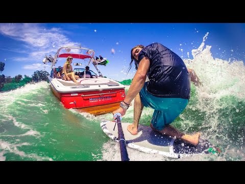 GoPro Wake Surfing Behind X-Star - UCey7V2zwnjaxPKhfJ0sYE4g