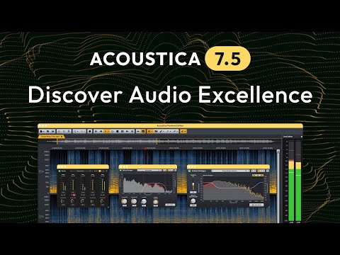 Discover Acoustica 7.5