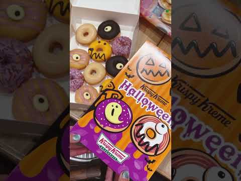 Halloween Krispy Kreme mini donuts mobile ordering was convenient #ochikeron