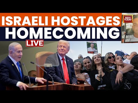 Donald Trump LIVE From Israel | 20 Hostages Back To Israel | Israel Hamas Truce | Benjamin Netanyahu