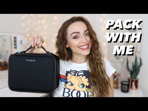 MY TRAVEL MAKEUP BAG | WHAT + HOW I PACK (and a few tips)