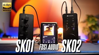 Vido-Test : Best Desktop Headphones DAC AMP! Fosi Audio SK01 & SK02 Comparison Review!