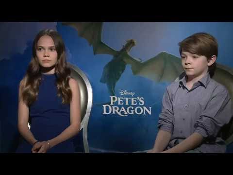 Pete's Dragon Interview - Oakes Fegley & Oona Laurence - UCnIup-Jnwr6emLxO8McEhSw