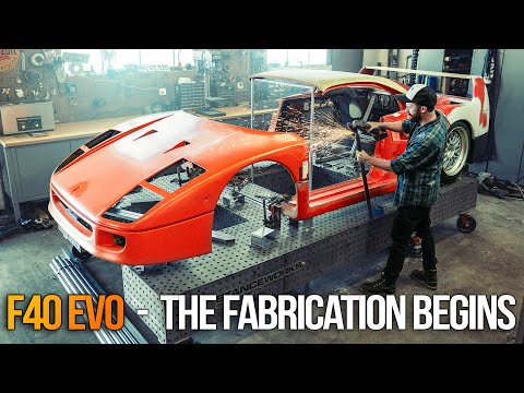 Building Custom Tube Chassis for Unique F40 Variant: Precision Craftsmanship