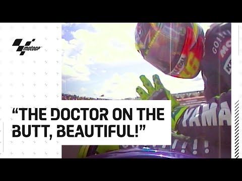 Valentino Rossi on the debut of the butt-cam in 2003! ??