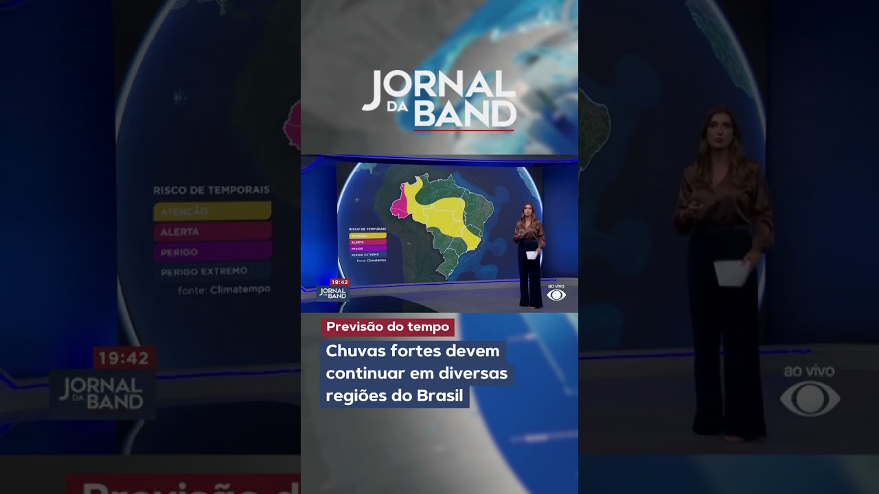 Chuvas fortes devem continuar em diversas regiões do Brasil